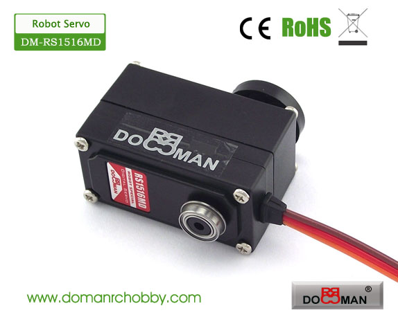 DM-RS1516MD Metal Gear 15kg low profile 360degree Robotics Servo