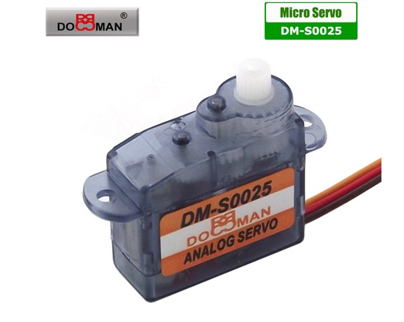 S0025 plastic gear micro 2.5g digital servo