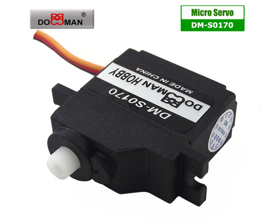 S0170 plastic gear small 17g digital servo